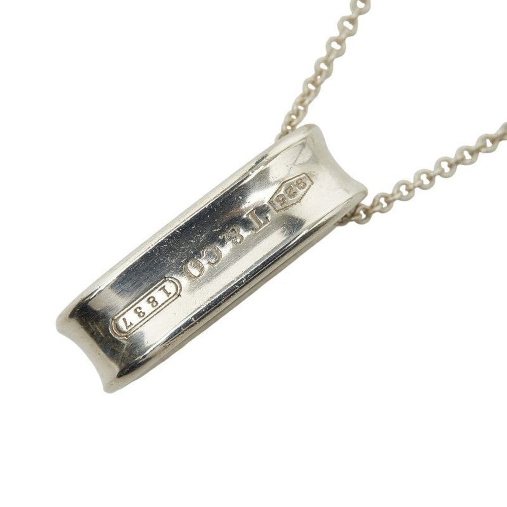 Tiffany & Co. 1837 Oval Loop Necklace Sterling Silver 925